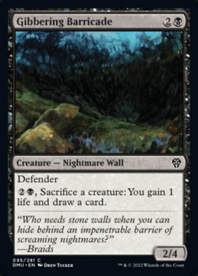 Gibbering Barricade [Dominaria United] | Webway Games