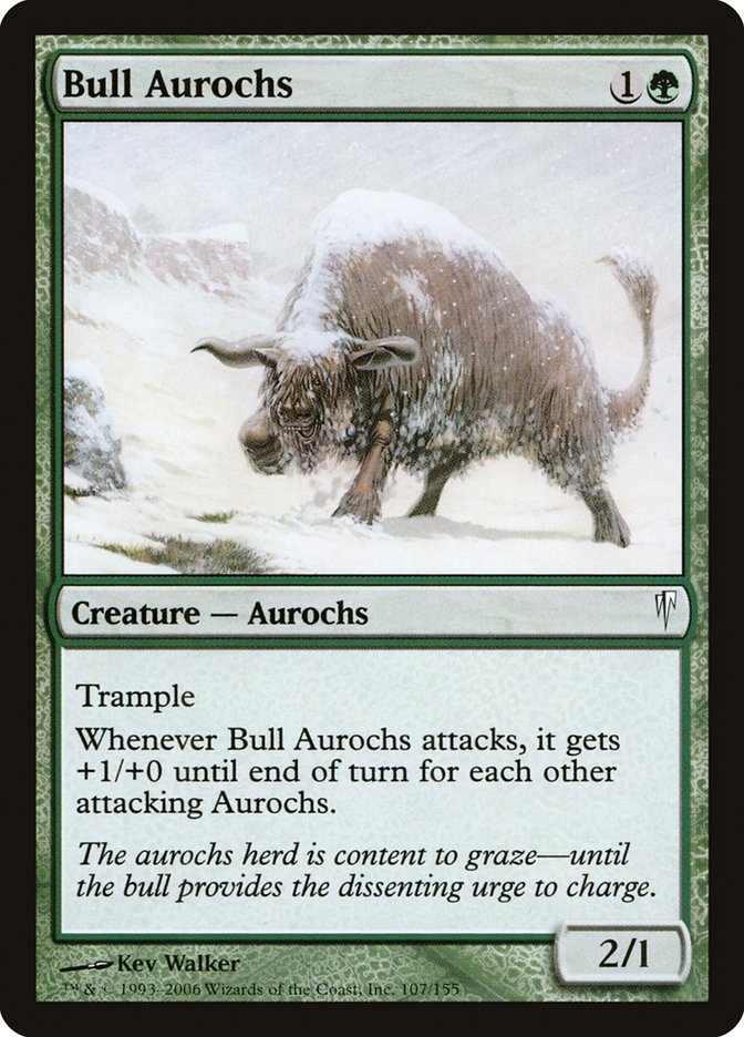 Bull Aurochs [Coldsnap] | Webway Games
