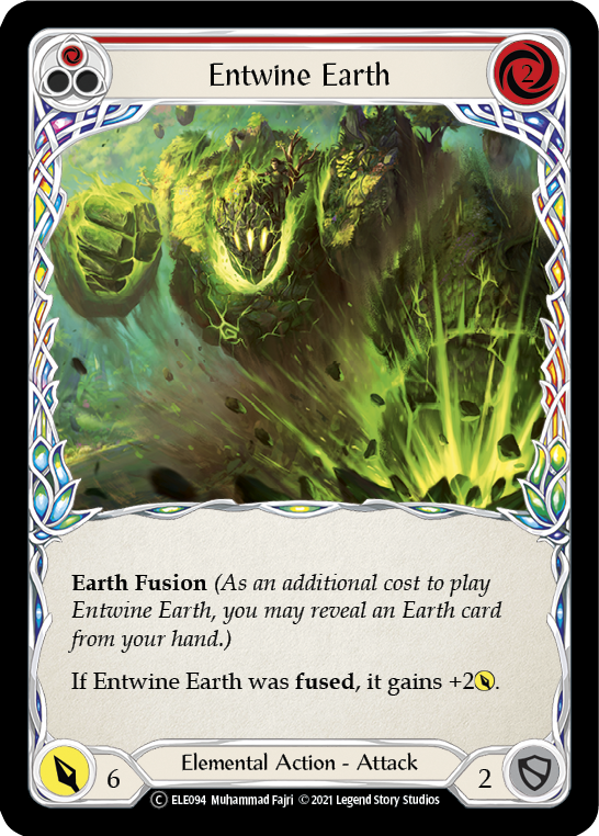 Entwine Earth (Red) [U-ELE094] Unlimited Normal | Webway Games