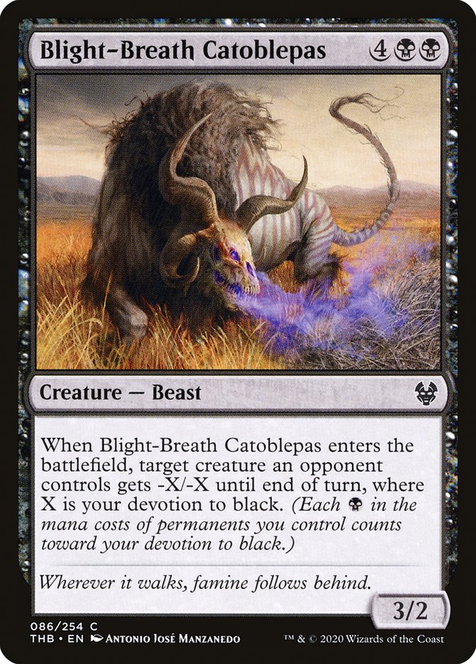 Blight-Breath Catoblepas [Theros Beyond Death] | Webway Games