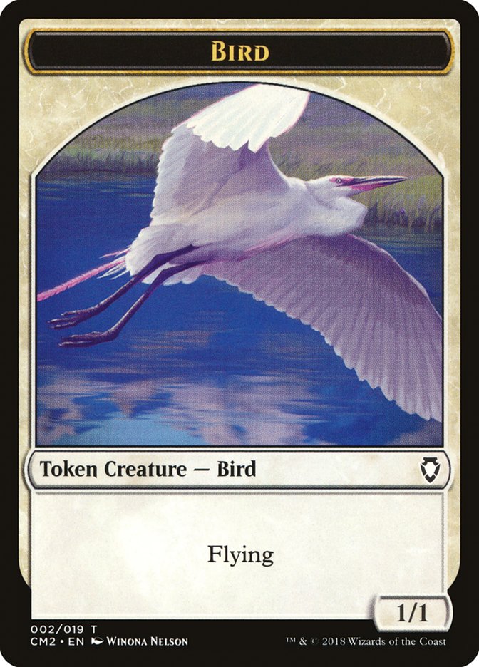 Bird Token [Commander Anthology Volume II Tokens] | Webway Games