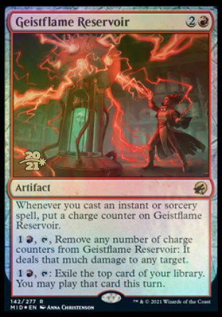 Geistflame Reservoir [Innistrad: Midnight Hunt Prerelease Promos] | Webway Games