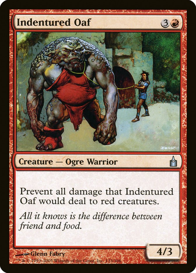 Indentured Oaf [Ravnica: City of Guilds] | Webway Games