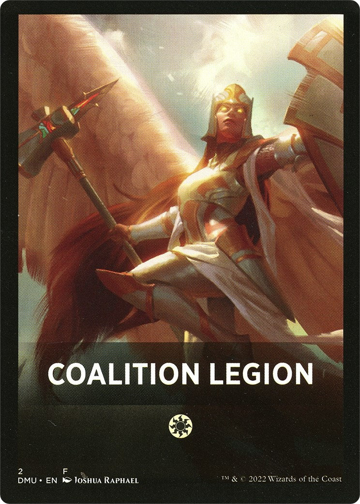 Coalition Legion Theme Card [Dominaria United Tokens] | Webway Games