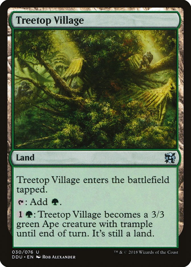 Treetop Village [Duel Decks: Elves vs. Inventors] | Webway Games