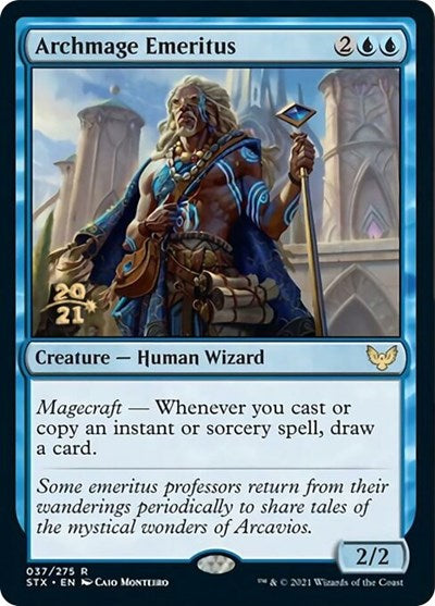 Archmage Emeritus [Strixhaven: School of Mages Prerelease Promos] | Webway Games