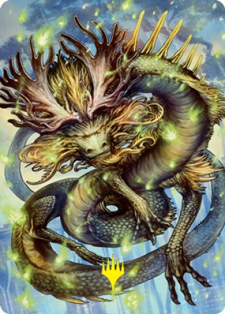Kura, the Boundless Sky Art Card (Gold-Stamped Signature) [Kamigawa: Neon Dynasty Art Series] | Webway Games