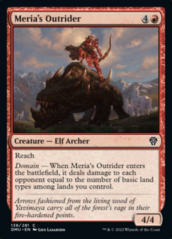 Meria's Outrider [Dominaria United] | Webway Games