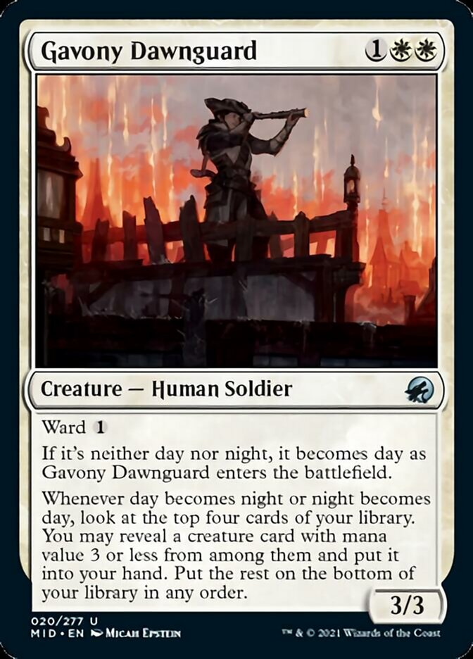 Gavony Dawnguard [Innistrad: Midnight Hunt] | Webway Games