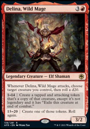 Delina, Wild Mage (Promo Pack) [Dungeons & Dragons: Adventures in the Forgotten Realms Promos] | Webway Games