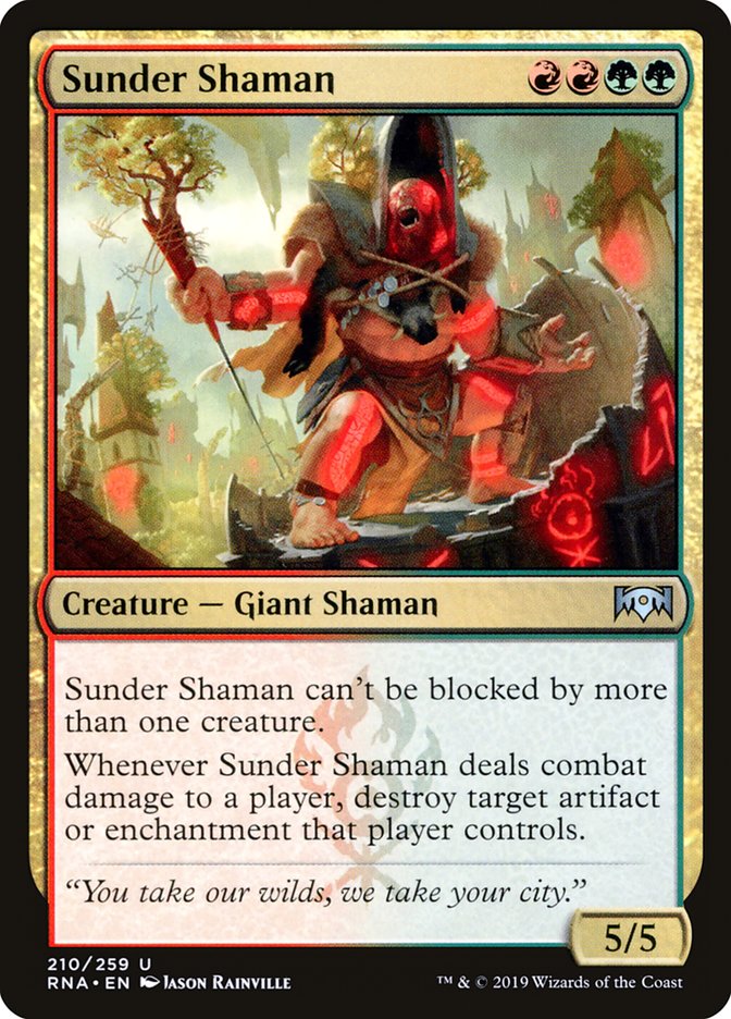 Sunder Shaman [Ravnica Allegiance] | Webway Games