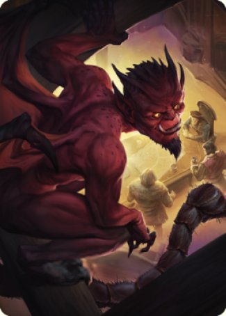 Nefarious Imp Art Card [Commander Legends: Battle for Baldur's Gate Art Series] | Webway Games