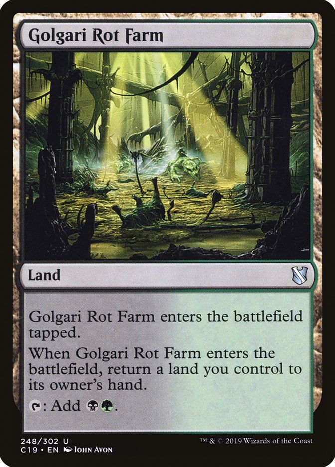 Golgari Rot Farm [Commander 2019] | Webway Games