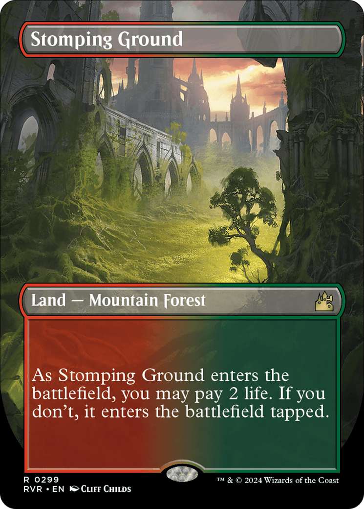 Stomping Ground (Borderless) [Ravnica Remastered] | Webway Games