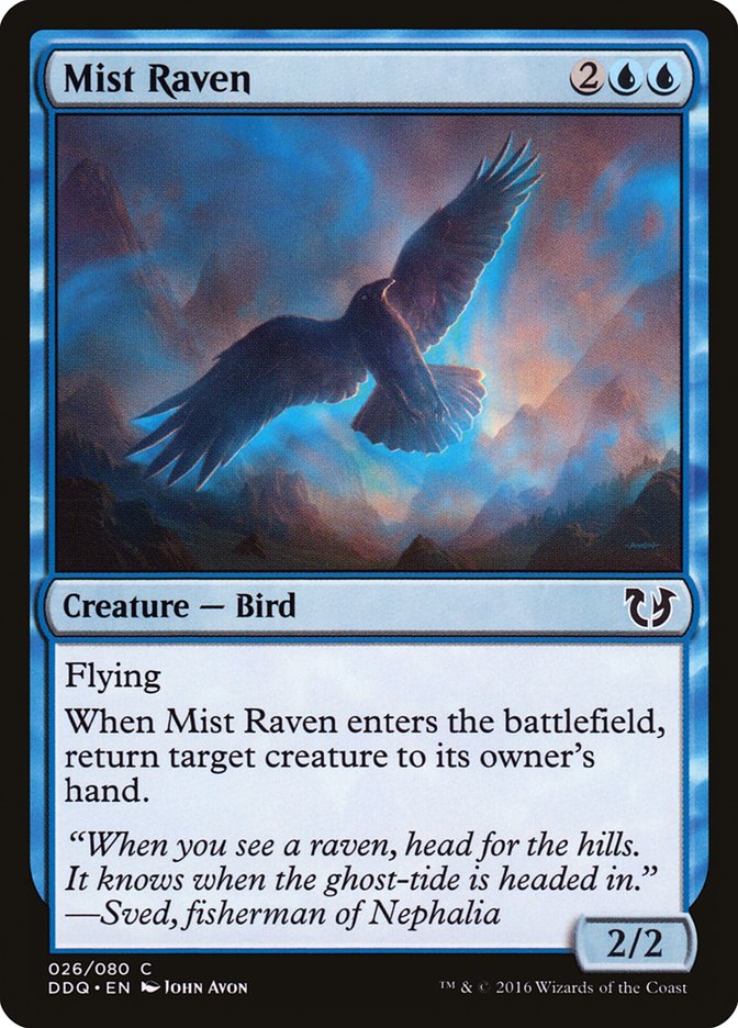 Mist Raven [Duel Decks: Blessed vs. Cursed] | Webway Games