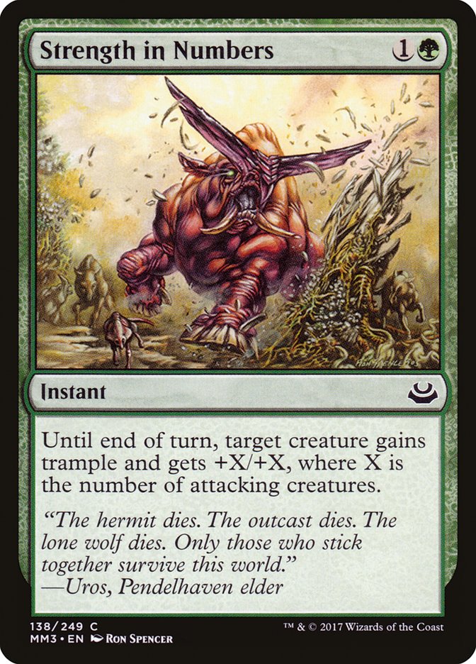 Strength in Numbers [Modern Masters 2017] | Webway Games