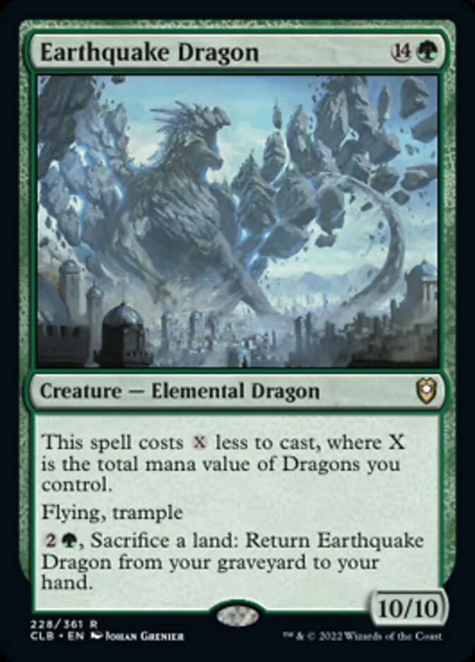 Earthquake Dragon [Commander Legends: Battle for Baldur's Gate] | Webway Games