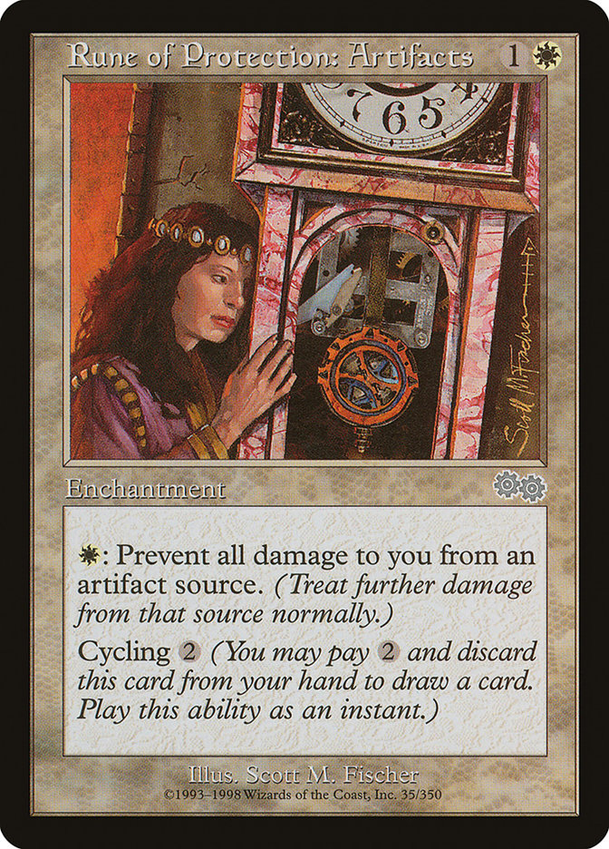 Rune of Protection: Artifacts [Urza's Saga] | Webway Games