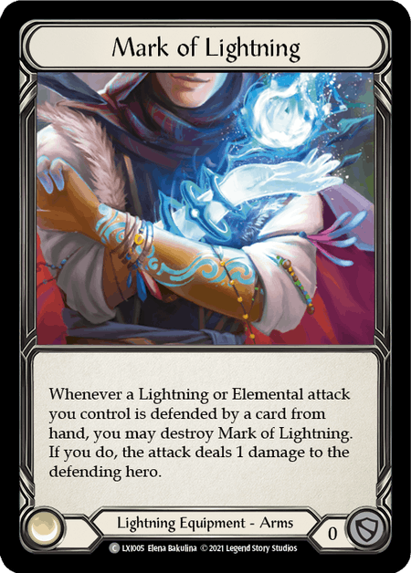 Mark of Lightning [LXI005] (Tales of Aria Lexi Blitz Deck)  1st Edition Normal | Webway Games