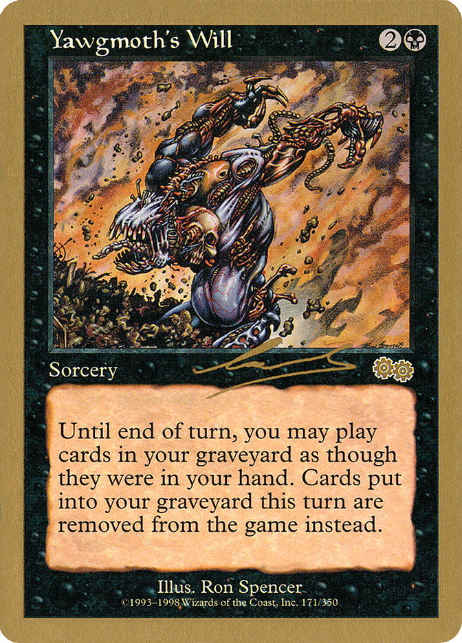 Yawgmoth's Will (Nicolas Labarre) [World Championship Decks 2000] | Webway Games