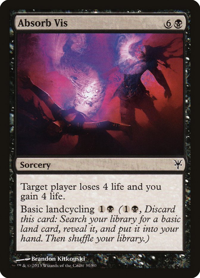 Absorb Vis [Duel Decks: Sorin vs. Tibalt] | Webway Games