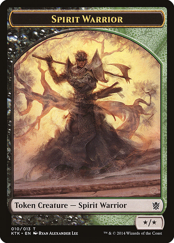 Spirit Warrior [Khans of Tarkir Tokens] | Webway Games