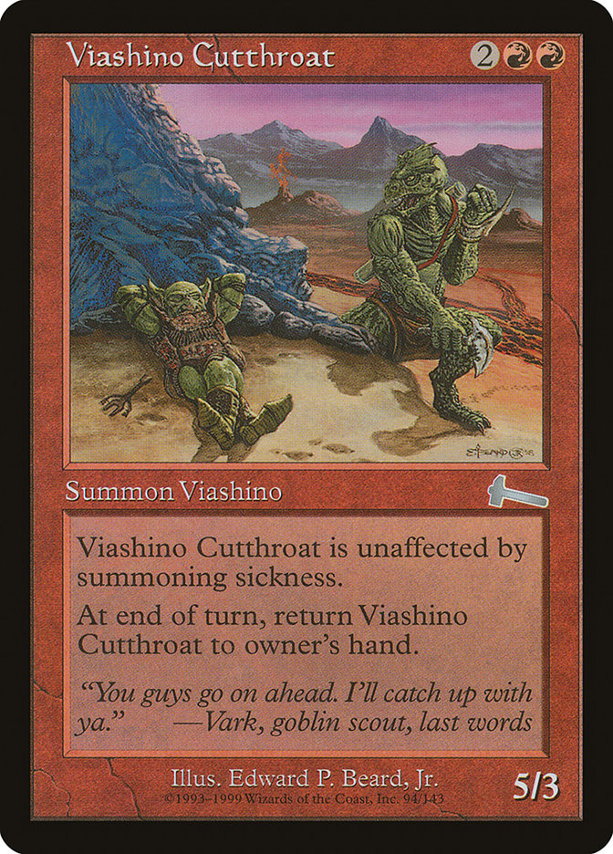 Viashino Cutthroat [Urza's Legacy] | Webway Games