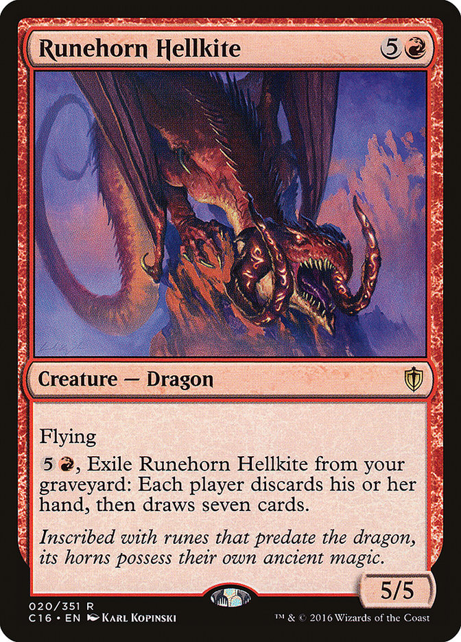 Runehorn Hellkite [Commander 2016] | Webway Games