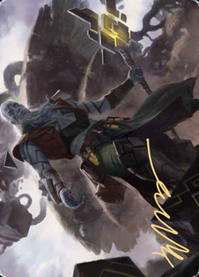 Orah, Skyclave Hierophant Art Card (Gold-Stamped Signature) [Zendikar Rising Art Series] | Webway Games