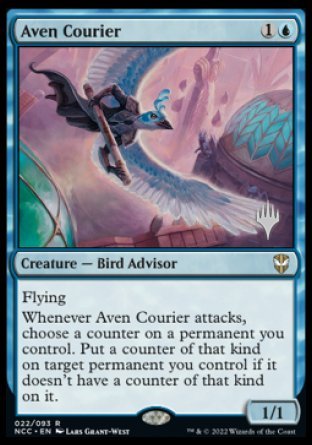 Aven Courier (Promo Pack) [Streets of New Capenna Commander Promos] | Webway Games