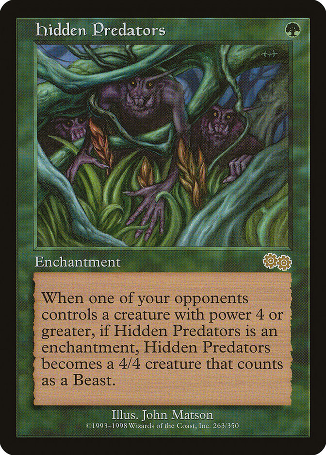 Hidden Predators [Urza's Saga] | Webway Games