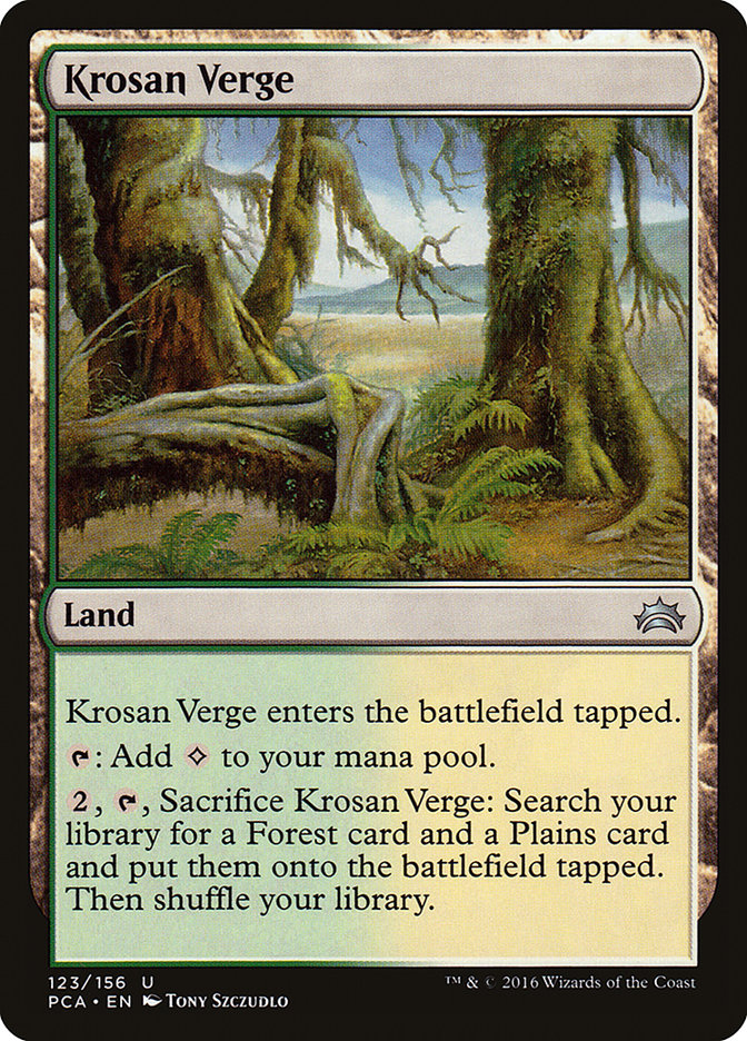 Krosan Verge [Planechase Anthology] | Webway Games