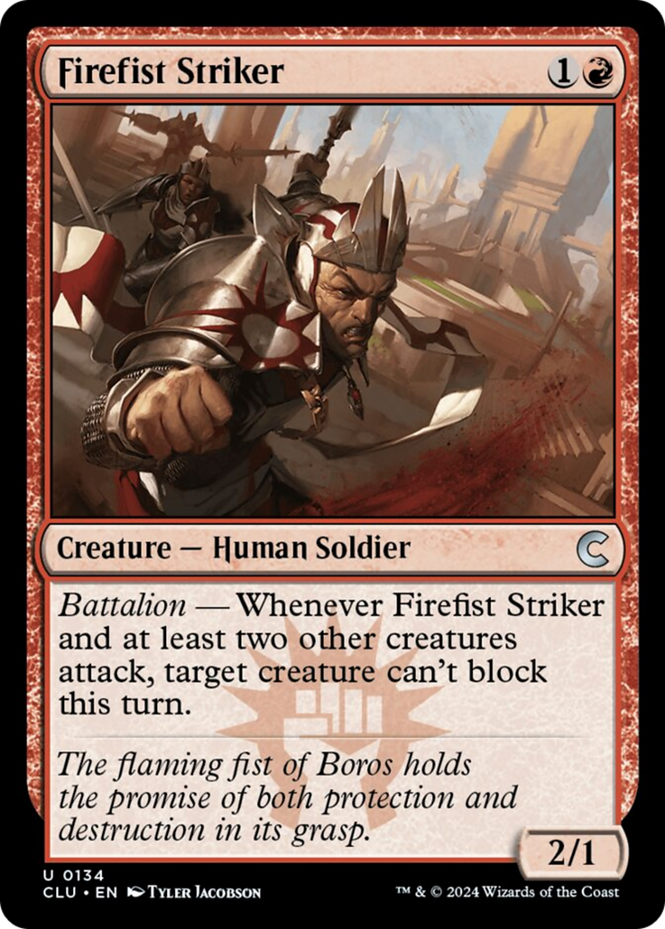 Firefist Striker [Ravnica: Clue Edition] | Webway Games
