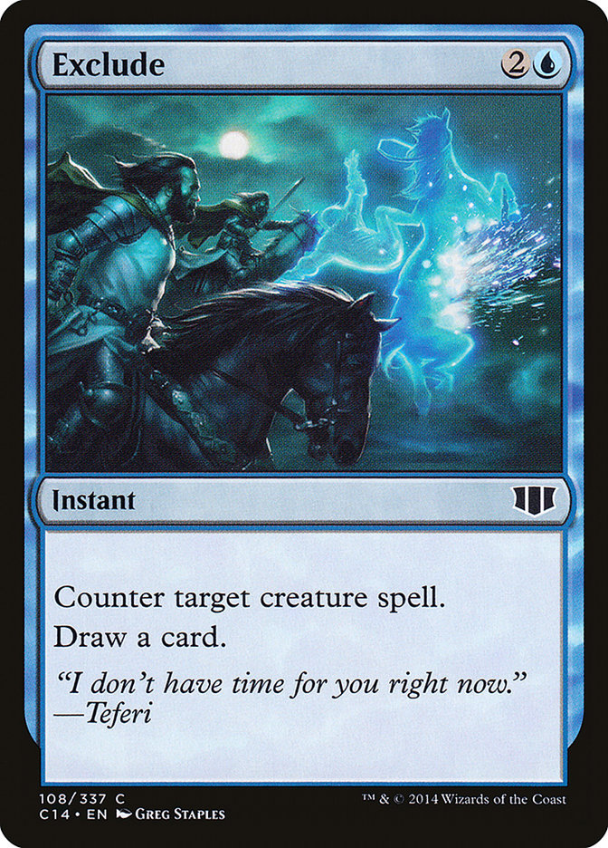 Exclude [Commander 2014] | Webway Games
