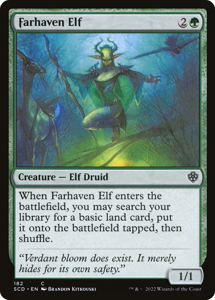 Farhaven Elf [Starter Commander Decks] | Webway Games