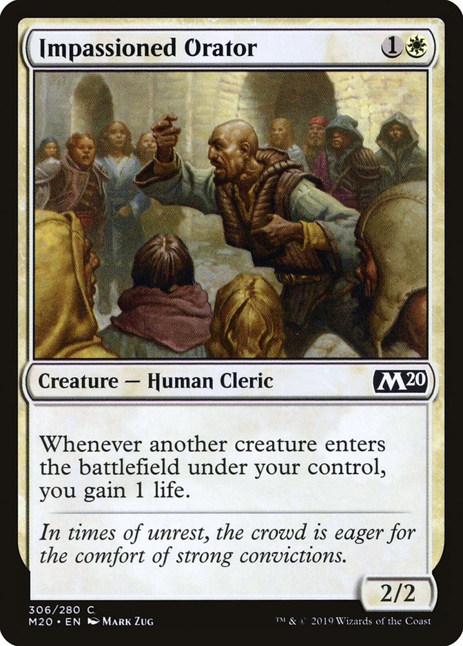 Impassioned Orator [Core Set 2020] | Webway Games
