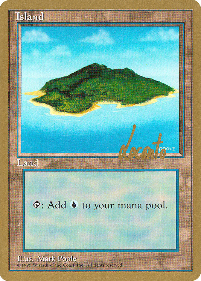 Island (ml367) (Michael Loconto) [Pro Tour Collector Set] | Webway Games