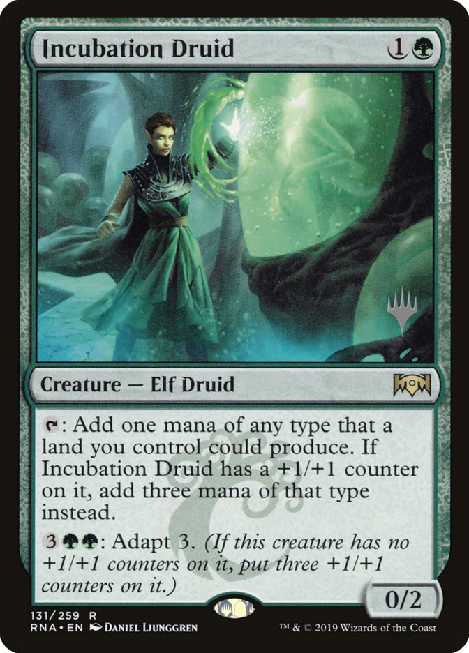 Incubation Druid (Promo Pack) [Ravnica Allegiance Promos] | Webway Games