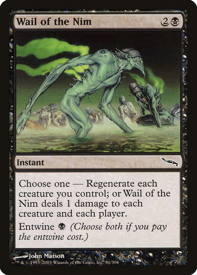 Wail of the Nim [Mirrodin] | Webway Games
