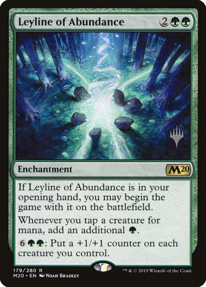 Leyline of Abundance (Promo Pack) [Core Set 2020 Promos] | Webway Games