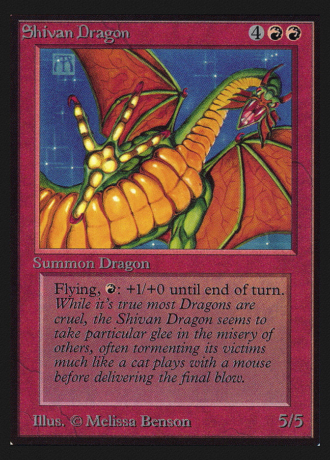 Shivan Dragon (IE) [Intl. Collectors’ Edition] | Webway Games