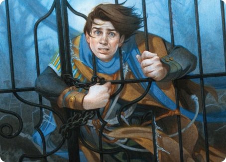 Locked in the Cemetery Art Card [Innistrad: Midnight Hunt Art Series] | Webway Games