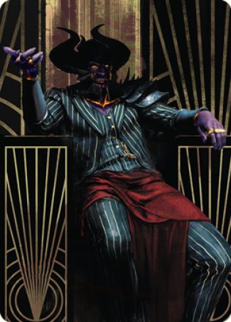 Ob Nixilis, the Adversary 2 Art Card [Streets of New Capenna Art Series] | Webway Games