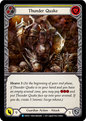 Thunder Quake (Yellow) [EVR025] (Everfest)  1st Edition Rainbow Foil | Webway Games