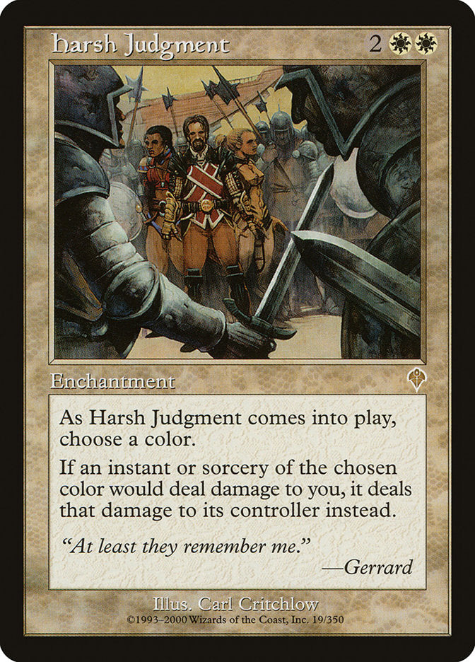 Harsh Judgment [Invasion] | Webway Games