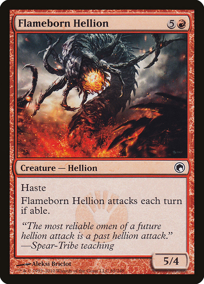 Flameborn Hellion [Scars of Mirrodin] | Webway Games