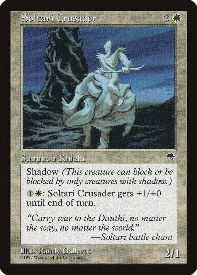Soltari Crusader [Tempest] | Webway Games