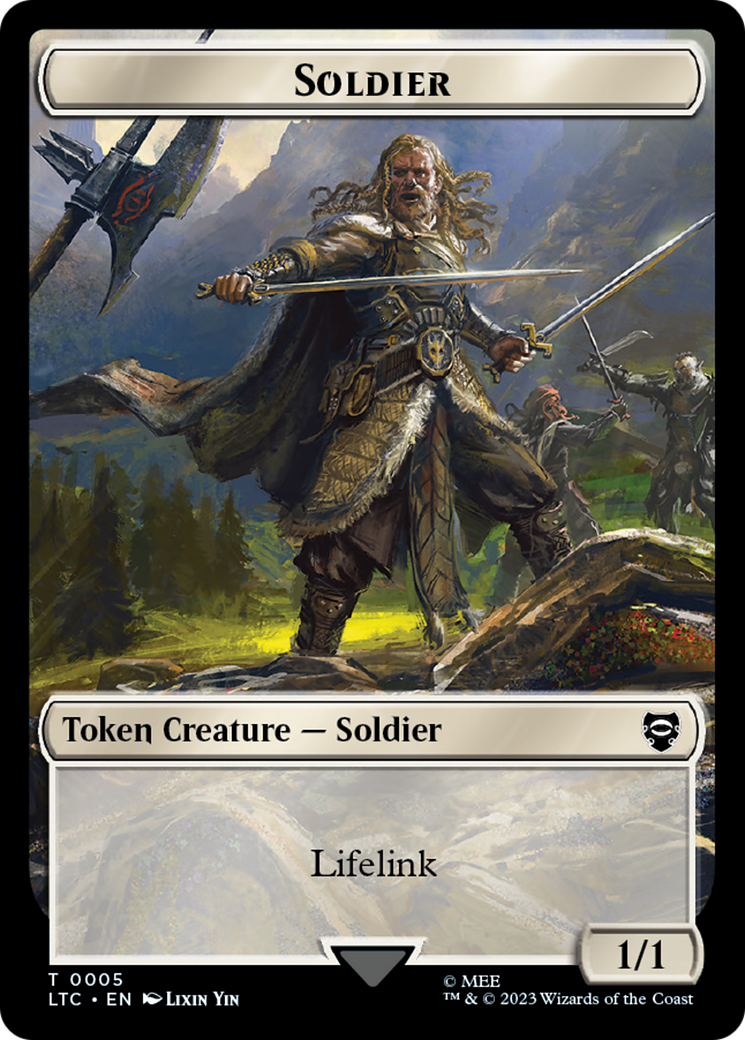 Soldier // Food Token [The Lord of the Rings: Tales of Middle-Earth Commander Tokens] | Webway Games