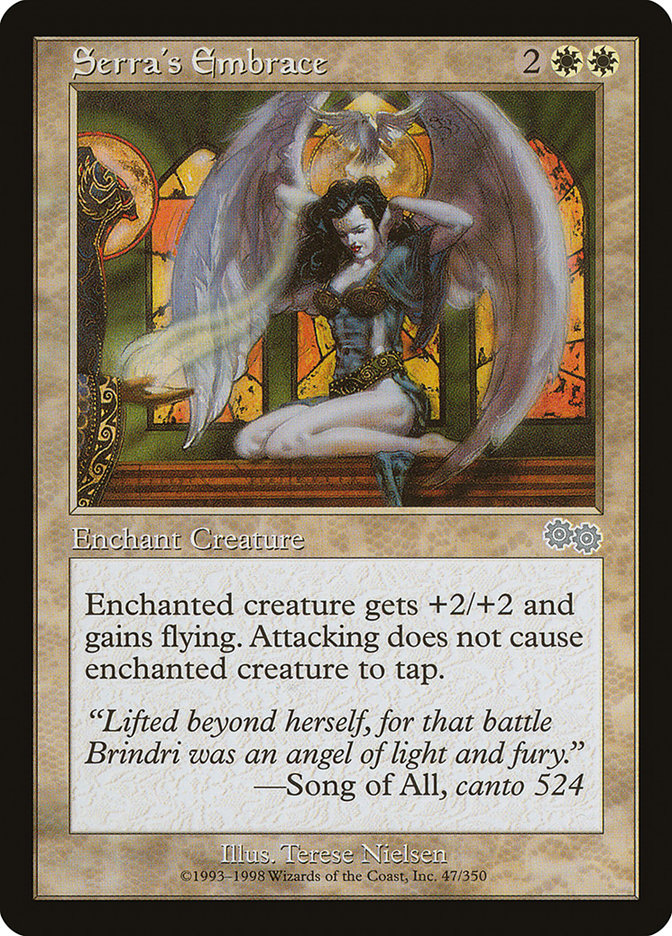 Serra's Embrace [Urza's Saga] | Webway Games