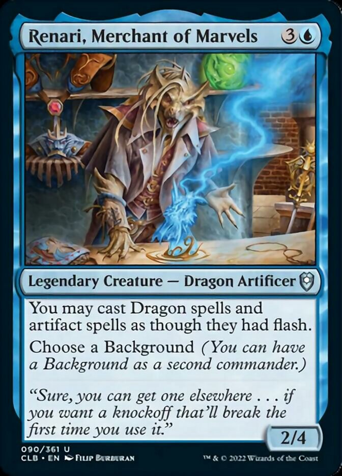 Renari, Merchant of Marvels [Commander Legends: Battle for Baldur's Gate] | Webway Games